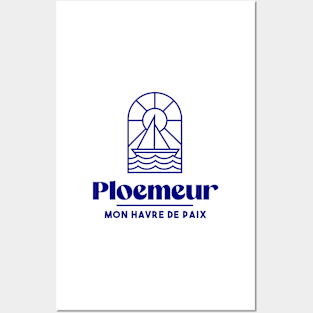 Ploemeur my haven of peace - Brittany Morbihan 56 BZH Sea Posters and Art